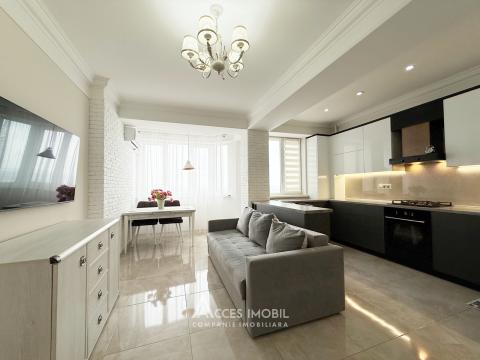 Kirsan! Centru, str. Gheorghe Asachi, 2 camere + living! Euroreparație!: 7