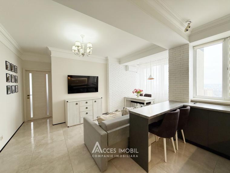 Kirsan! Centru, str. Gheorghe Asachi, 2 camere + living! Euroreparație!: 8