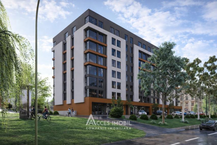 Bloc Nou! str. Calea Basarabiei, Cricova, 2 camere + living! Varianta albă!: 1