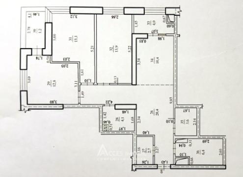 Bloc nou! Botanica, bd. Cuza Vodă, 3 camere + living! Varianta Albă!: 16