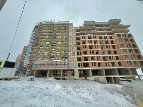 Bloc Nou! Durlești, str. Cartușa, 3 camere + living. Variantă albă!: 2