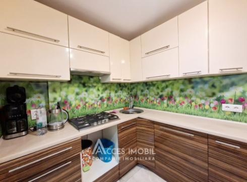 Râșcani, str. Miron Costin, 2 camere. De mijloc! Euroreparație!: 3