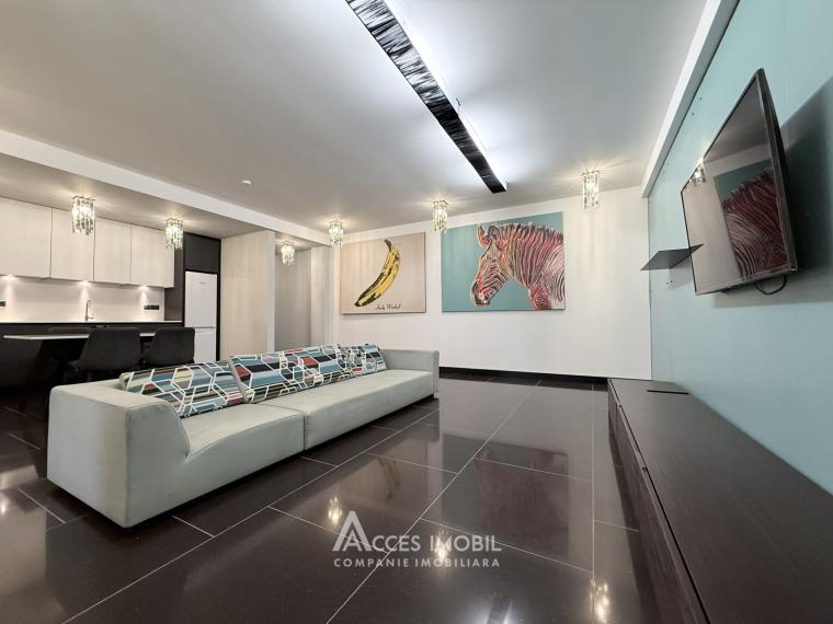 Chirie! Bloc Nou! Râșcani, str. Zimbrului, 2 camere + living. Reparație premium!: 1