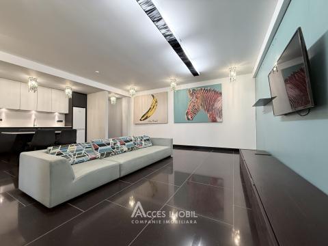 Chirie! Bloc Nou! Râșcani, str. Zimbrului, 2 camere + living. Reparație premium!: 1