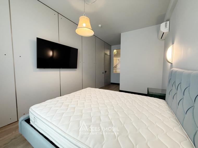 Chirie! Bloc Nou! Râșcani, str. Zimbrului, 2 camere + living. Reparație premium!: 11