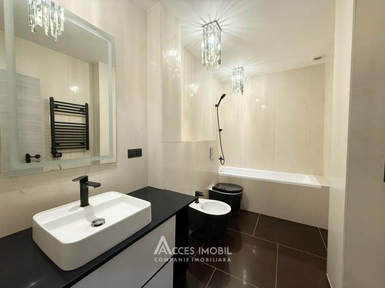 Chirie! Bloc Nou! Râșcani, str. Zimbrului, 2 camere + living. Reparație premium!: 14