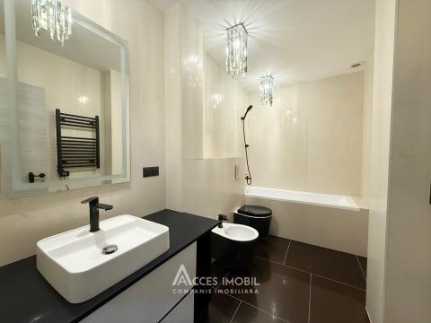 Chirie! Bloc Nou! Râșcani, str. Zimbrului, 2 camere + living. Reparație premium!: 14