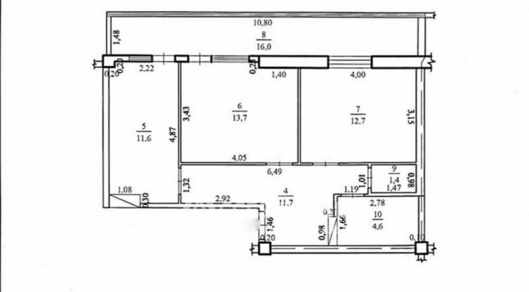 Bloc nou! Botanica/Aeroport, bd. Dacia, 2 camere! Varianta Albă!: 9