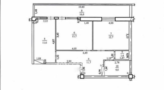Bloc nou! Botanica/Aeroport, bd. Dacia, 2 camere! Varianta Albă!: 9