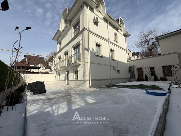 Chirie! Casă în 3 nivele! Centru, str. Anton Crihan, 300m2 + 6 ari. Reparație premium!: 30