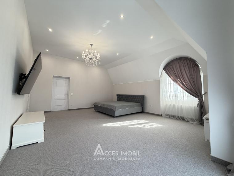 Chirie! Casă în 3 nivele! Centru, str. Anton Crihan, 300m2 + 6 ari. Reparație premium!: 4