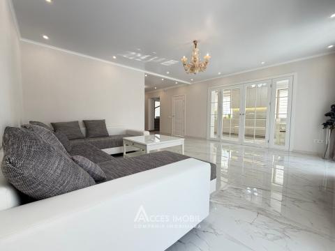 Chirie! Casă în 3 nivele! Centru, str. Anton Crihan, 300m2 + 6 ari. Reparație premium!: 3