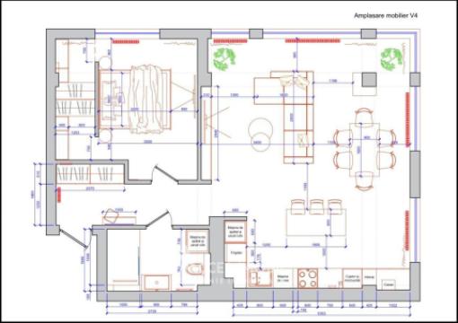 New Block! Posta Veche, Socoleni street, 2 rooms + living. White variant!: 4