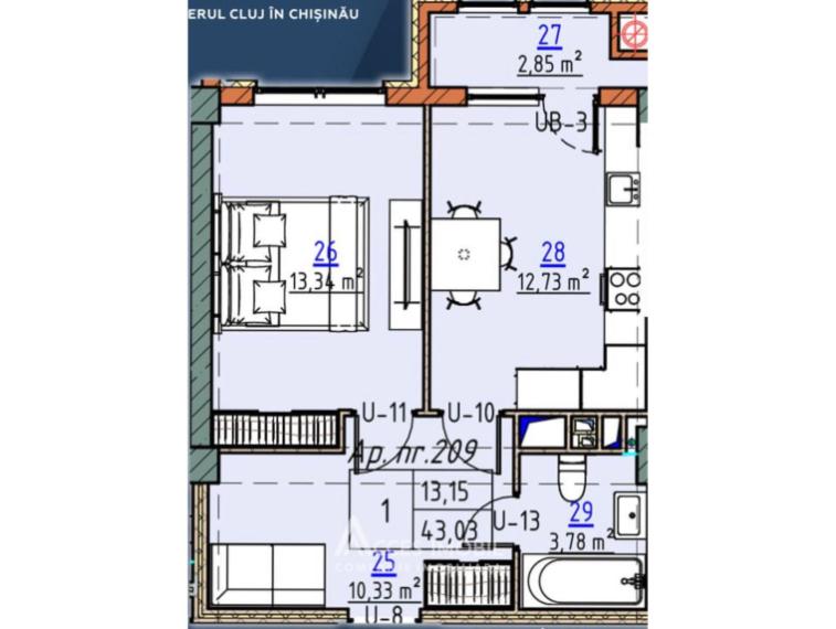 Lagmar! Posta Veche, Ceucari street, 1 rooms. White Version!: 3