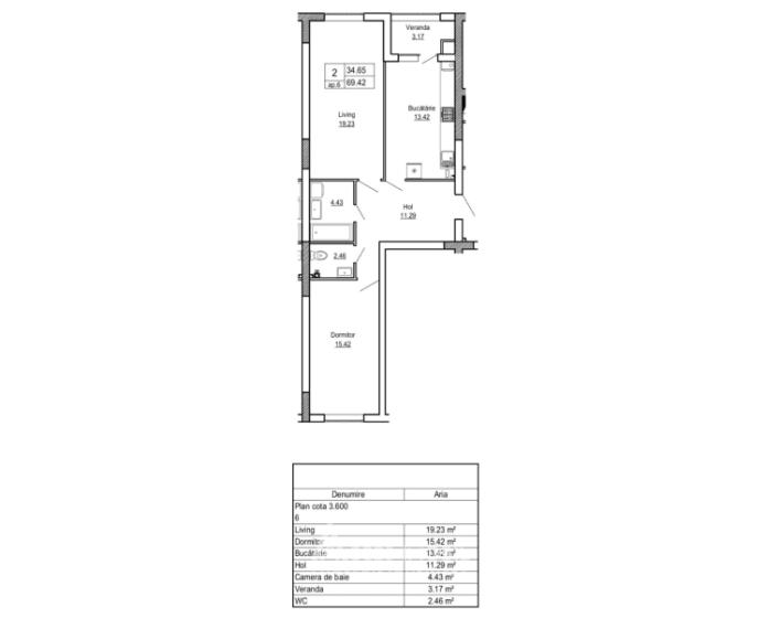 Bloc Nou! Ghidighici, str. Ștefan cel Mare, 2 camere, Varianta albă! Autonomă!: 10