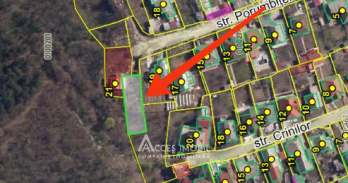 Lot de teren pentru construcții 5 ari! Centru, str. Porumbiței!: 2