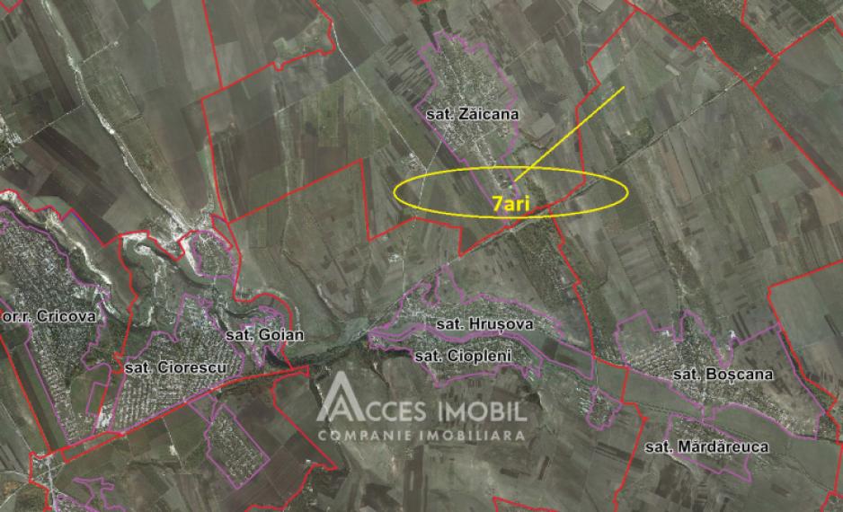 Teren pentru construcții 7 ari! Zăicana, str. Ștefan cel Mare!: 6