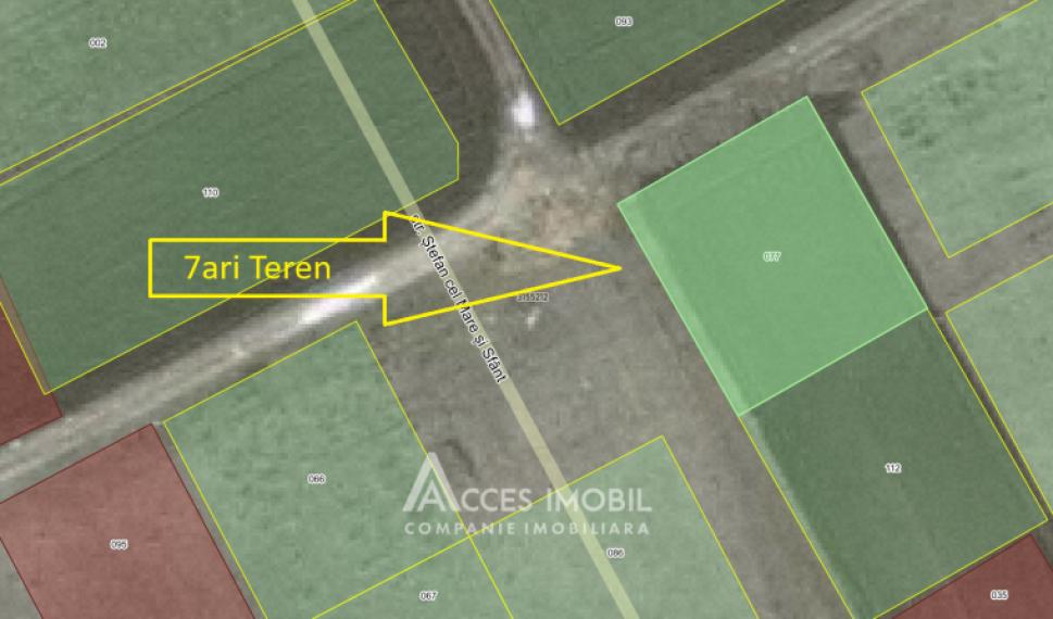 Teren pentru construcții 7 ari! Zăicana, str. Ștefan cel Mare!: 7