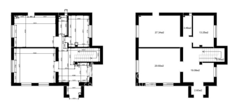 Casă în 3 niveluri! Codru, str-la 2 Plaiului, 400m2 + 6 ari. Variantă albă!: 24