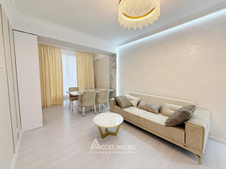 Estate Invest! Bloc nou! str. Ialoveni, Telecentru, 2 camere + living. Euroreparație!: 0