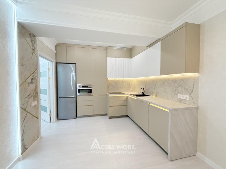 Estate Invest! Bloc nou! str. Ialoveni, Telecentru, 2 camere + living. Euroreparație!: 3