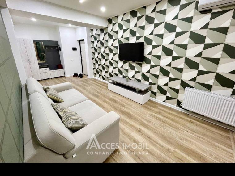 Chirie! Bloc Nou! str. B. P. Hașdeu, Centru, 1 cameră + living. Euroreparație!: 3