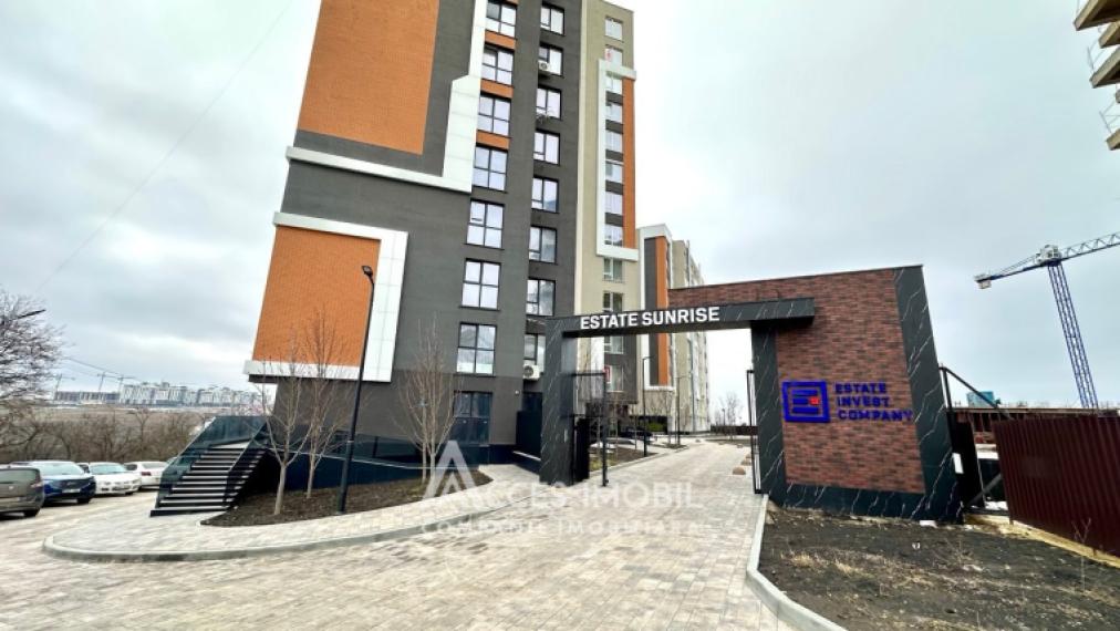 Estate Invest! Bloc Nou! Durlești, str. Ialoveni, 1 cameră + living. Euroreparație!: 10