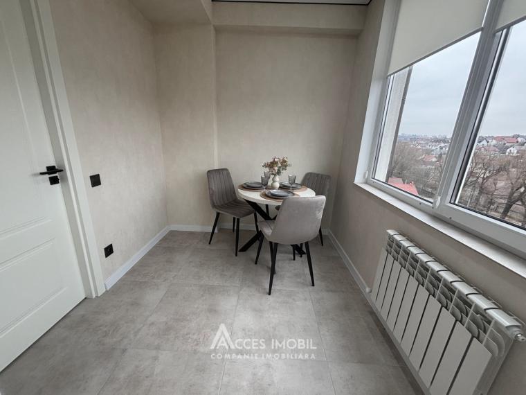 Bloc nou! Durlești, str. Tudor Vladimirescu, 2 camere + living. Euroreparație!: 3