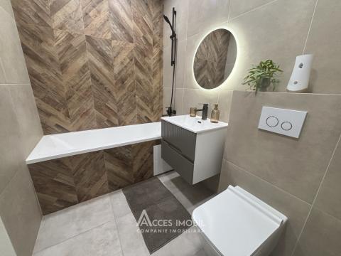 Bloc nou! Durlești, str. Tudor Vladimirescu, 2 camere + living. Euroreparație!: 7