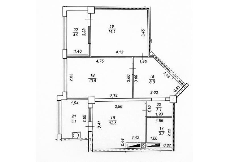 Dansicons! Centru, str. Nicolae Testemițanu, 2 camere. Euroreparație!: 9