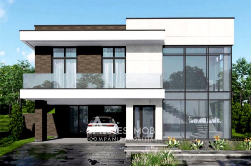 Casă în 2 niveluri! Bubuieci, str. Fierarilor, 260m2 + 6 ari. Variantă albă!: 0