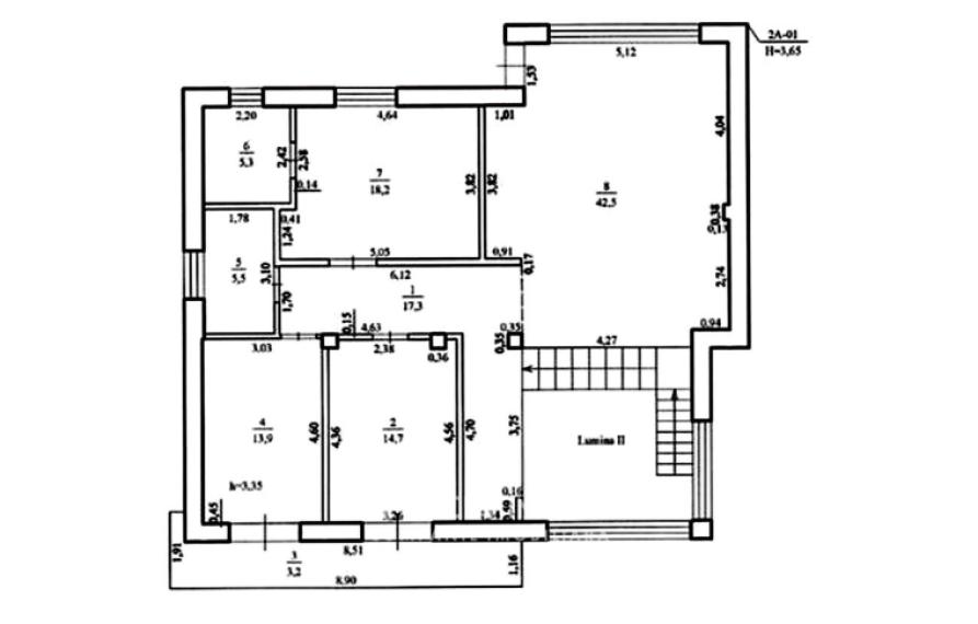 Casă în 2 niveluri! Bubuieci, str. Fierarilor, 260m2 + 6 ari. Variantă albă!: 11