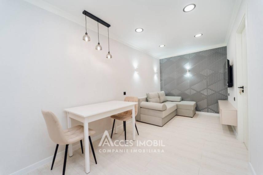 Râșcani, str. Andrei Saharov, 2 camere + living. Euroreparație!: 0