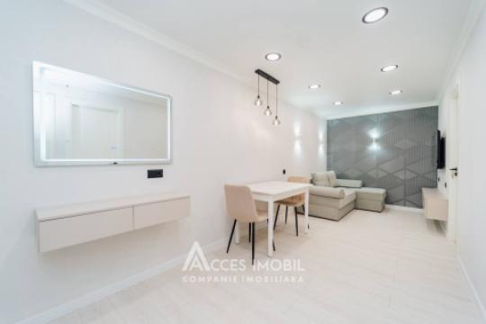 Râșcani, str. Andrei Saharov, 2 camere + living. Euroreparație!: 2