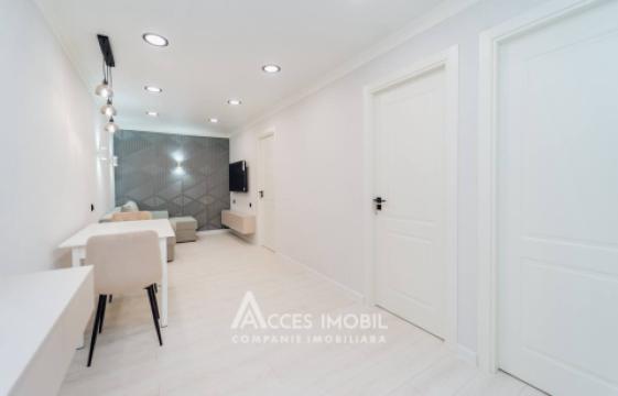 Râșcani, str. Andrei Saharov, 2 camere + living. Euroreparație!: 4