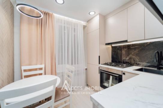 Râșcani, str. Andrei Saharov, 2 camere + living. Euroreparație!: 5