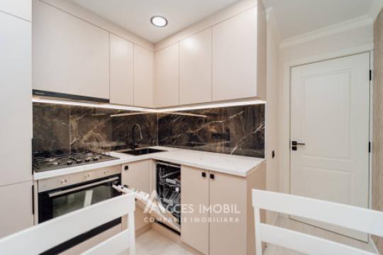 Râșcani, str. Andrei Saharov, 2 camere + living. Euroreparație!: 6