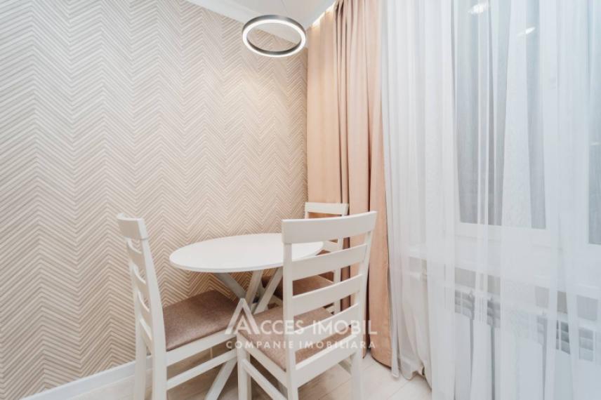 Râșcani, str. Andrei Saharov, 2 camere + living. Euroreparație!: 7