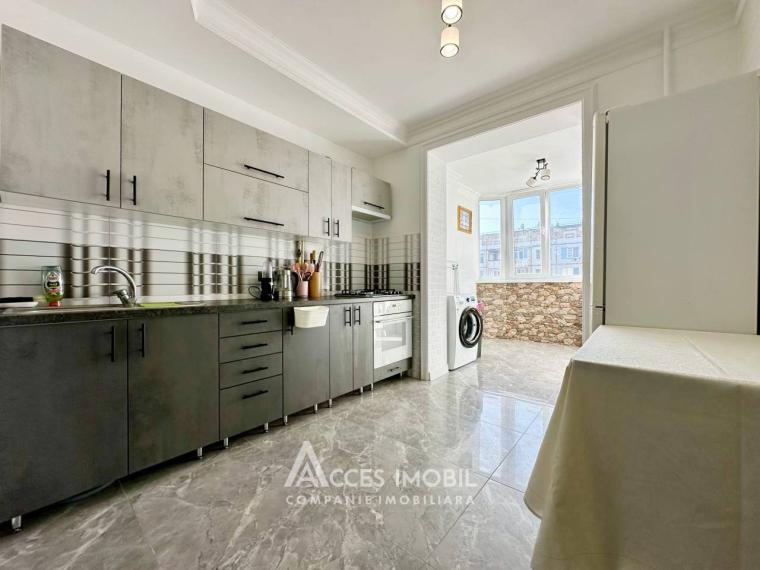 Ciocana, bd. Mircea Cel Bătrân, 3 camere. De mijloc! Euroreparație!: 5