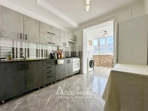 Ciocana, bd. Mircea Cel Bătrân, 3 camere. De mijloc! Euroreparație!: 5