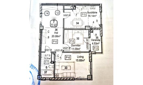 Horus City! Râșcani, str. Tudor Vladimirescu, 2 camere. Variantă albă!: 1
