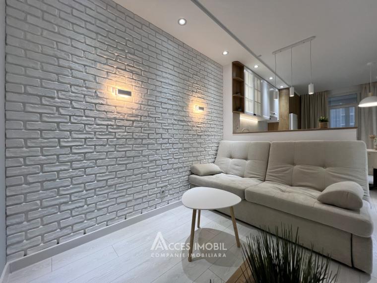 Новострой! Дурлешты, ул. Регина Елизавета, 1 комната + гостиная. Евроремонт!: 3