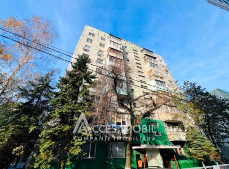 Râșcani, str. Florilor, o cameră. Euroreparație! De mijloc!: 3