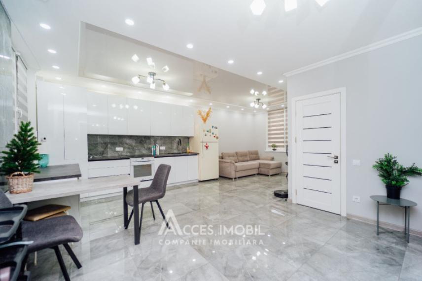 Bloc Nou! Durlești, str. Tudor Vladimirescu, 3 camere + living. Euroreparație!: 0