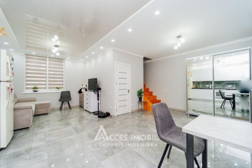 Bloc Nou! Durlești, str. Tudor Vladimirescu, 3 camere + living. Euroreparație!: 3