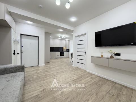 Astercon! Bloc Nou! Dumbrava, str. Durlești, 2 camere + living. Reparație premium!: 1