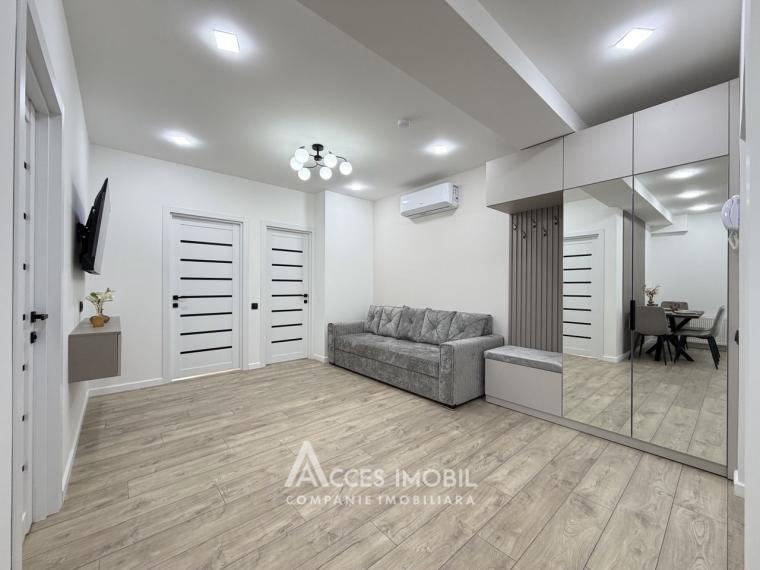 Astercon! Bloc Nou! Dumbrava, str. Durlești, 2 camere + living. Reparație premium!: 3