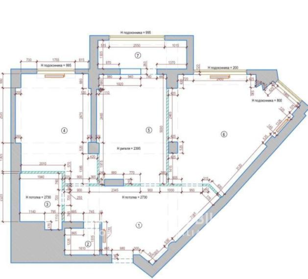 Basconslux! бул. Алба Юлия, 2 комнаты + гостиная. Белый вариант!: 8