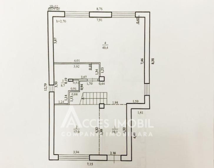 Casă în 3 niveluri! str. Olga Vrabie, Râșcani, 270m2 + 3 ari. Variantă albă!: 8