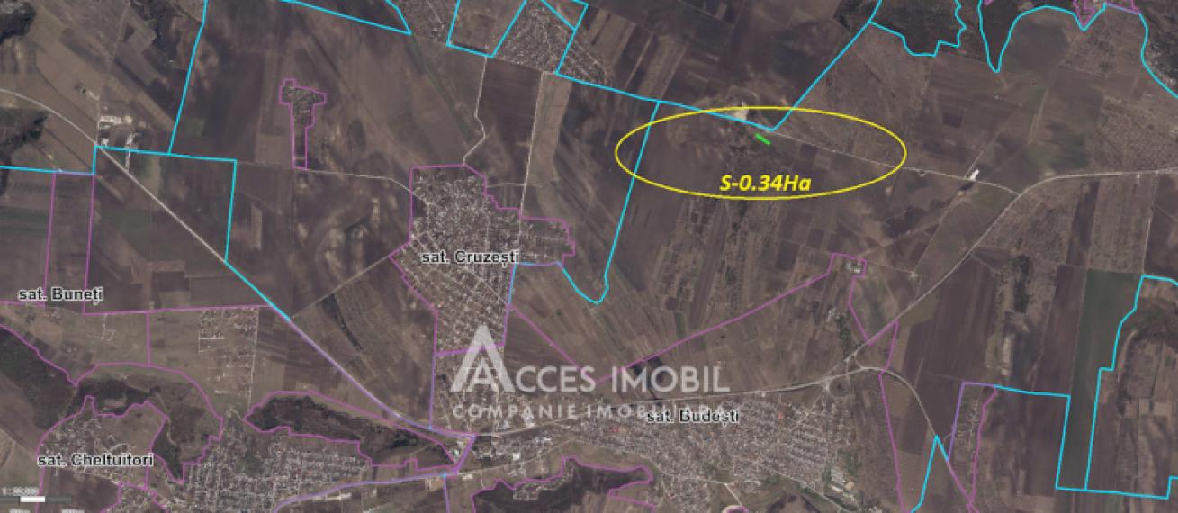 Teren agricol 34 ari! Budești, str. Extravilan!: 3